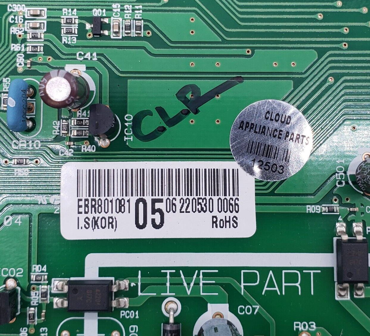New LG Range Control Board EBR80108105  **Same Day Shipping & 60 Days Warranty**