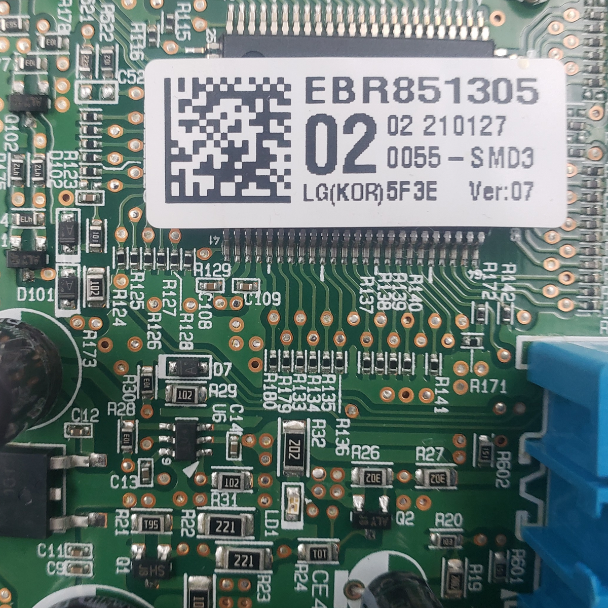 LG Genuine Dryer Control Board EBR85130502 *Same Day Shipping & 60 Days Warranty