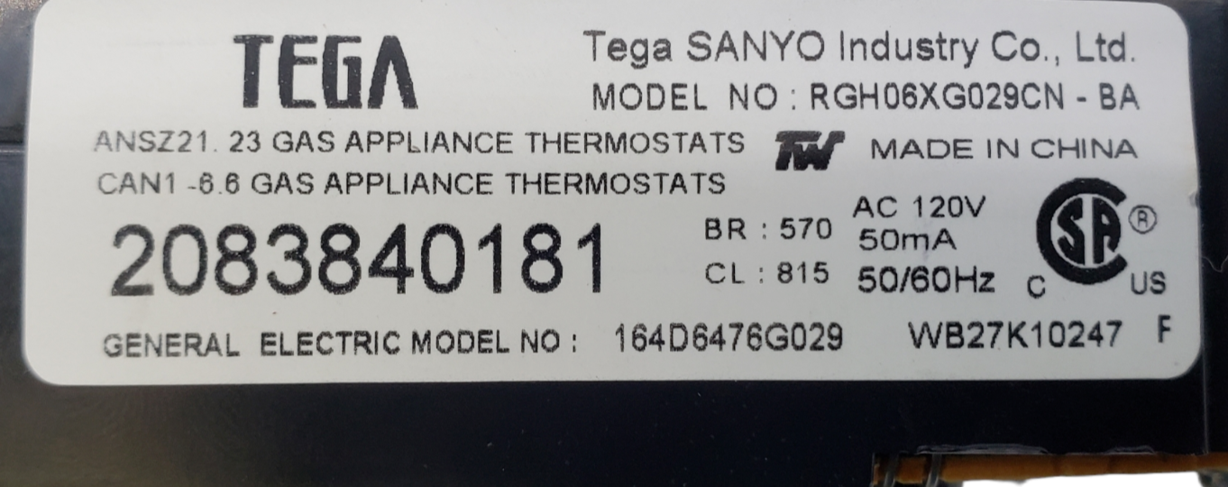 Genuine GE Oven Control Board 164D6476G029  Same Day Shipping & 60 Days Warranty