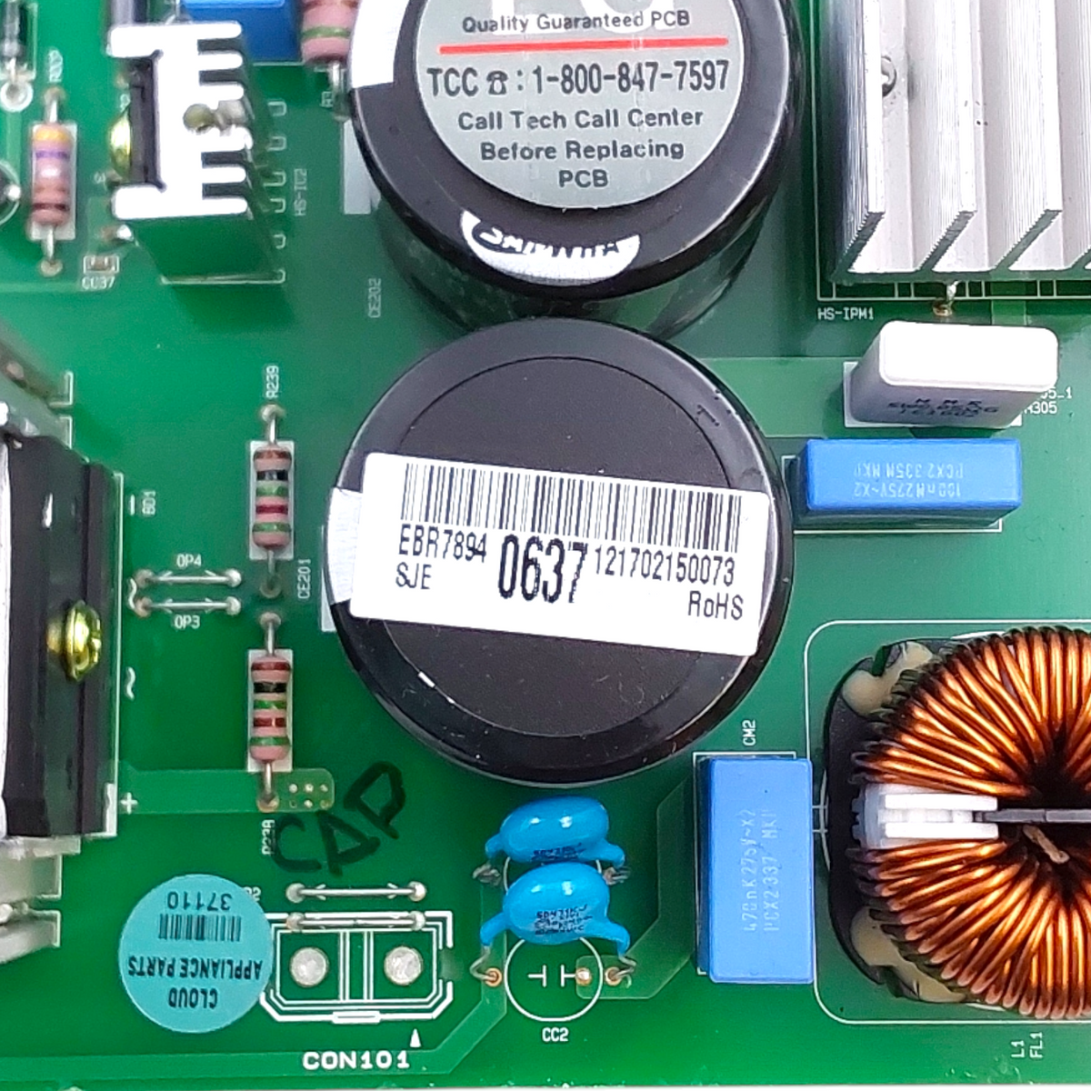 Genuine LG Fridge Control Board EBR78940637 Same Day Shipping & 60 Days Warranty