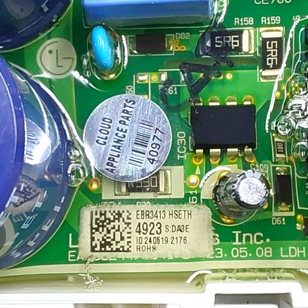 LG New Washer Control Board EBR34134923 **Same Day Shipping & 60 Days Warranty**