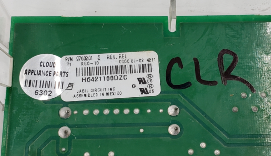 Genuine Whirlpool Oven Control Board 9760201 Same Day Ship & **60 Days Warranty*