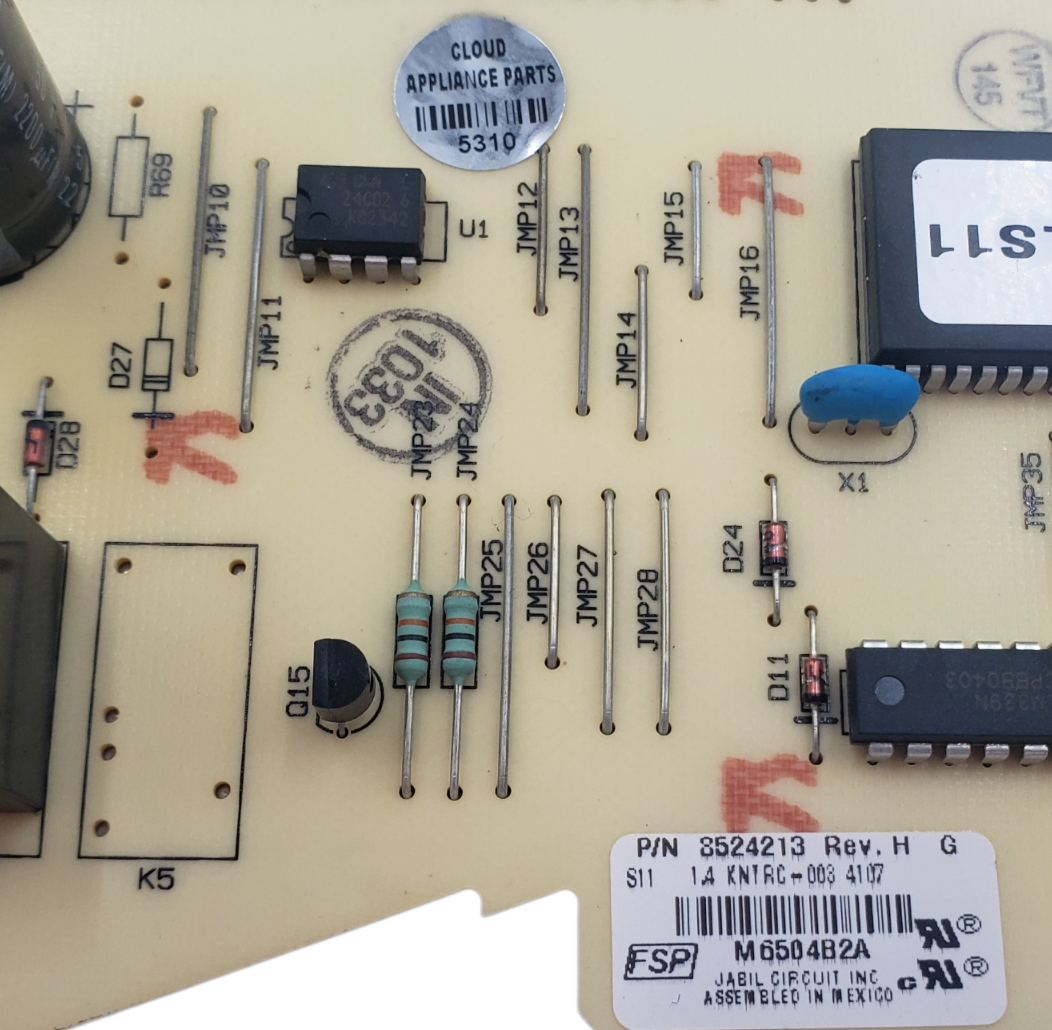 Genuine Whirlpool Oven Control Board 8524213 Same Day Ship & **60 Days Warranty*
