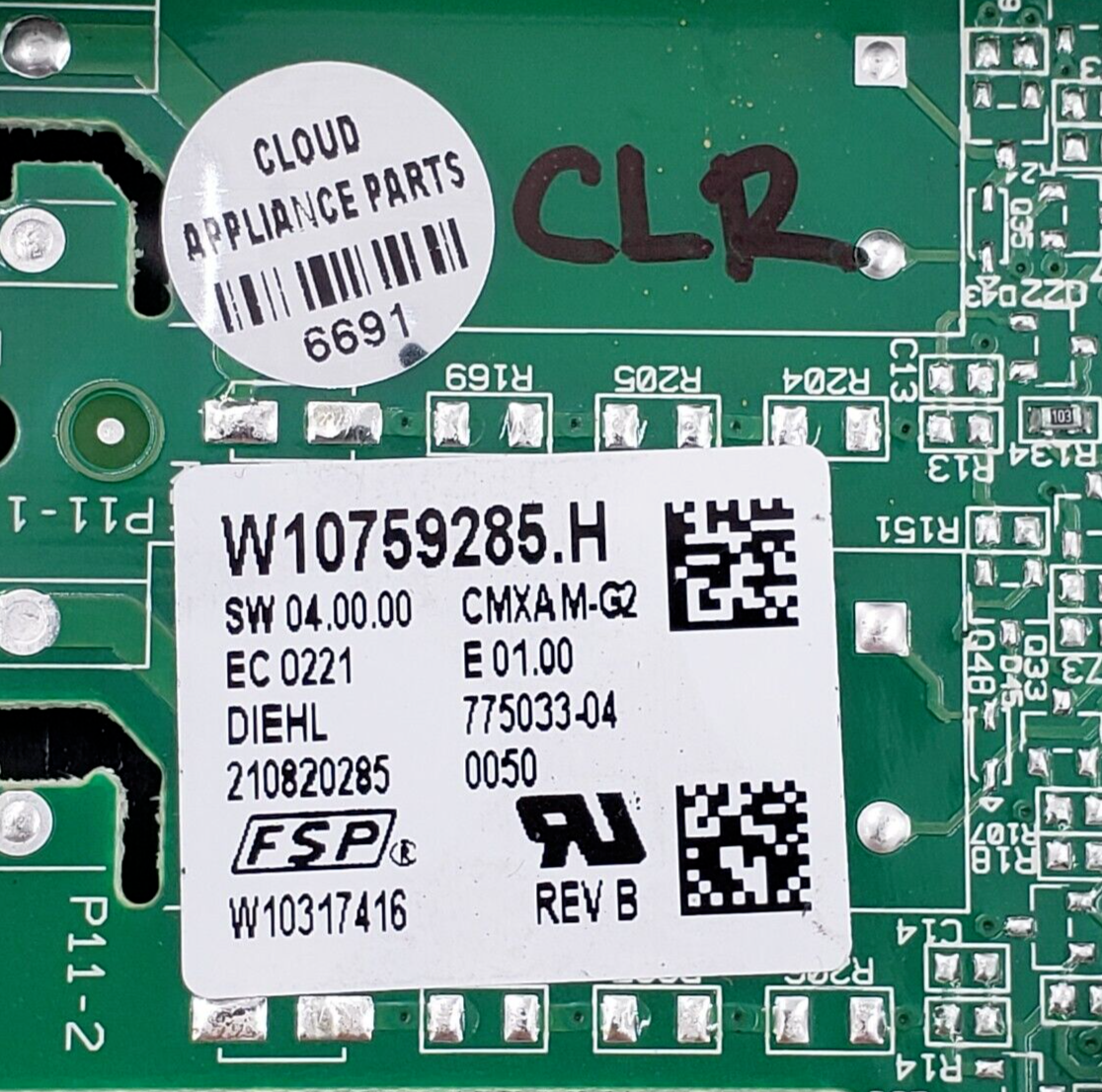Whirlpool Genuine Range Control Board W10759285 Same Day Ship & 60 Days Warranty