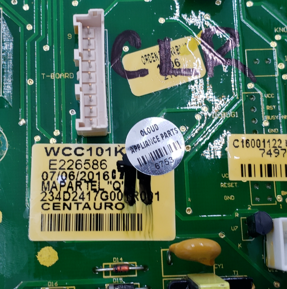 Genuine GE Washer Control Board 234D2417G001 Same Day Ship & **60 Days Warranty*