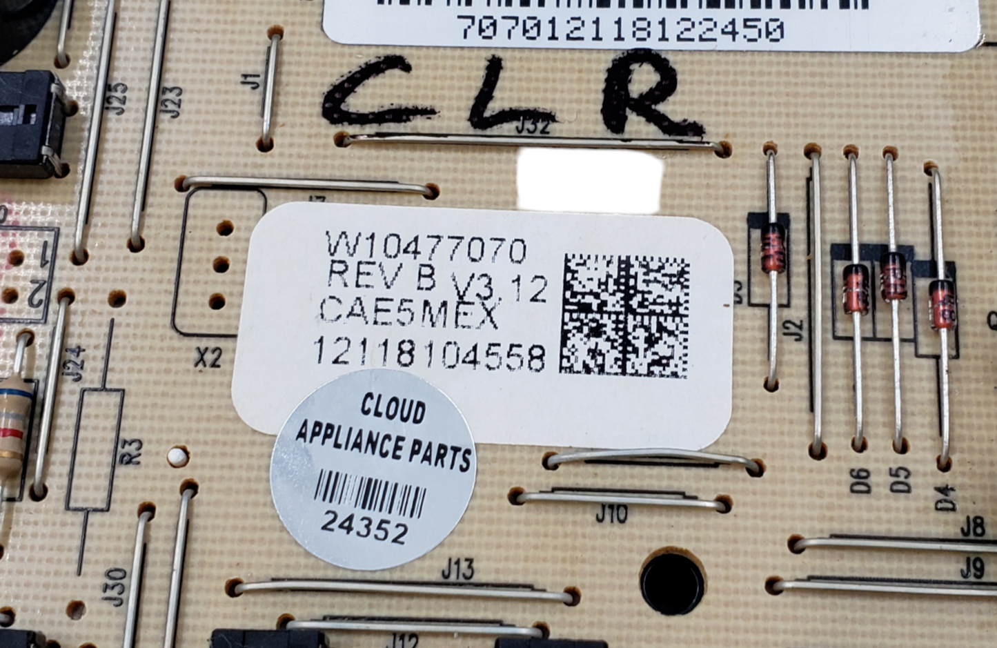 Genuine Whirlpool Oven Control Board W10477070 Same Day Ship & 60 Days Warranty