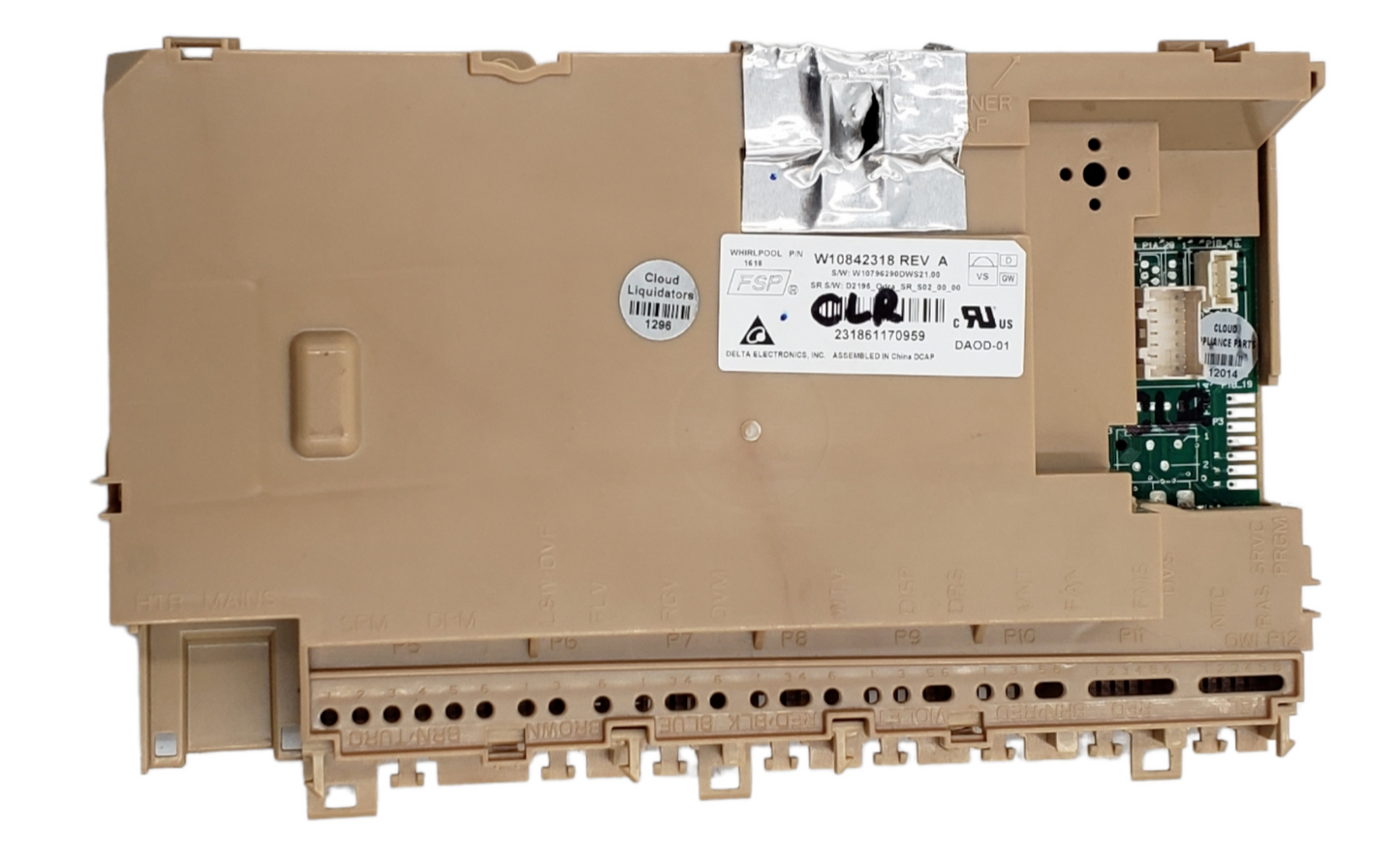 Genuine Whirlpool Dishwasher Control W10842318 *Same Day Ship & 60 Days Warranty