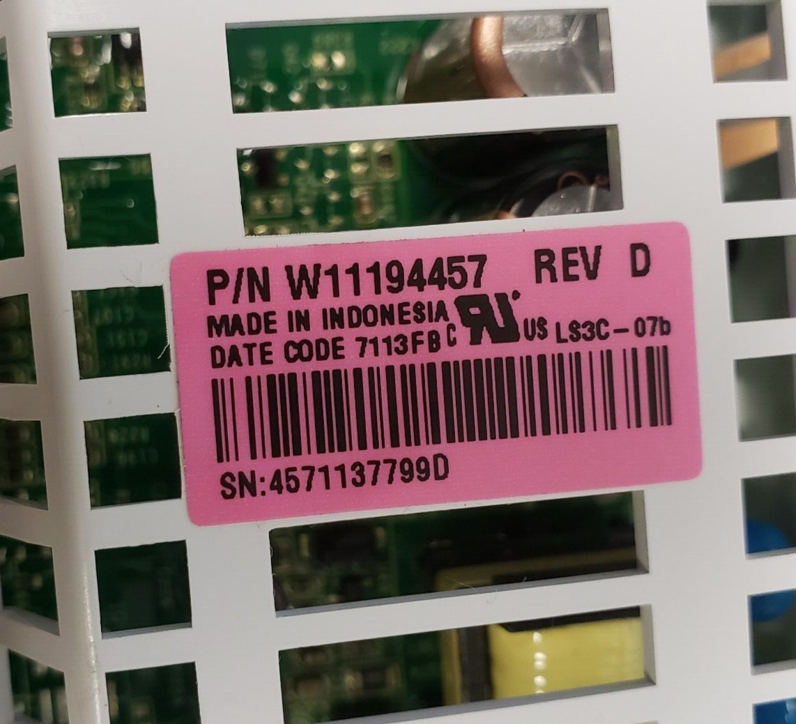 Genuine Whirlpool Dryer Control Board W11194457 Same Day Ship & 60 Days Warranty