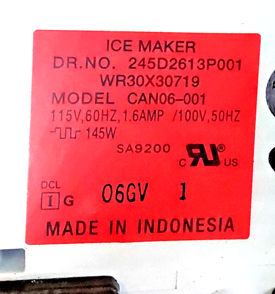 New GE Refrigerator Ice Maker 245D2613P001 Same Day Shipping & 60 Days Warranty*