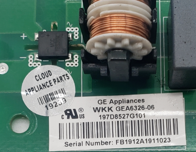 Genuine GE Refrigerator Board 197D8527G101 *Same Day Shipping & 60 Days Warranty