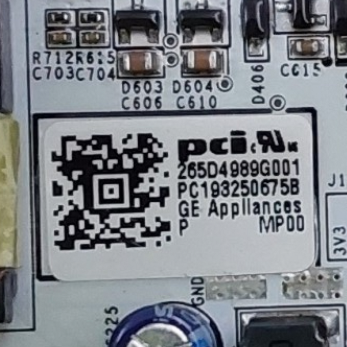 GE Genuine Dishwasher Control Board 265D4989G001 Same Day Ship &60 Days Warranty