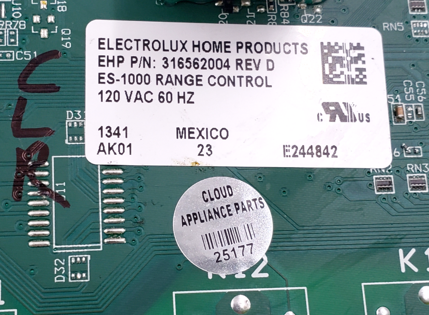 OEM Frigidaire Range Control Board 316562004 **Same Day Ship & 60 Days Warranty*