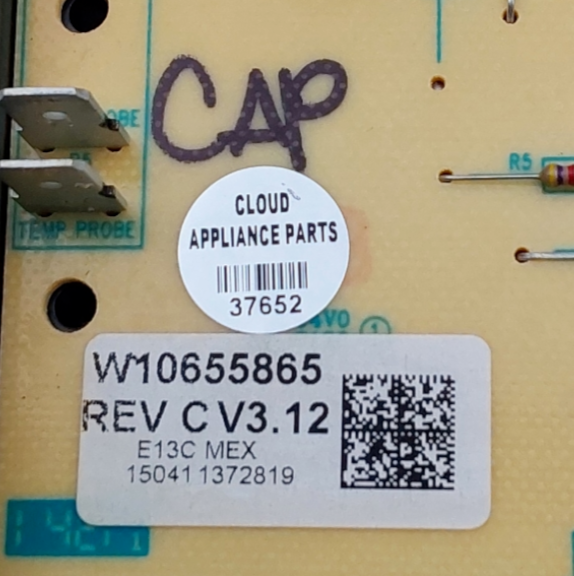 Genuine Whirlpool Range Control Board W10655865 Same Day Ship & 60 Days Warranty
