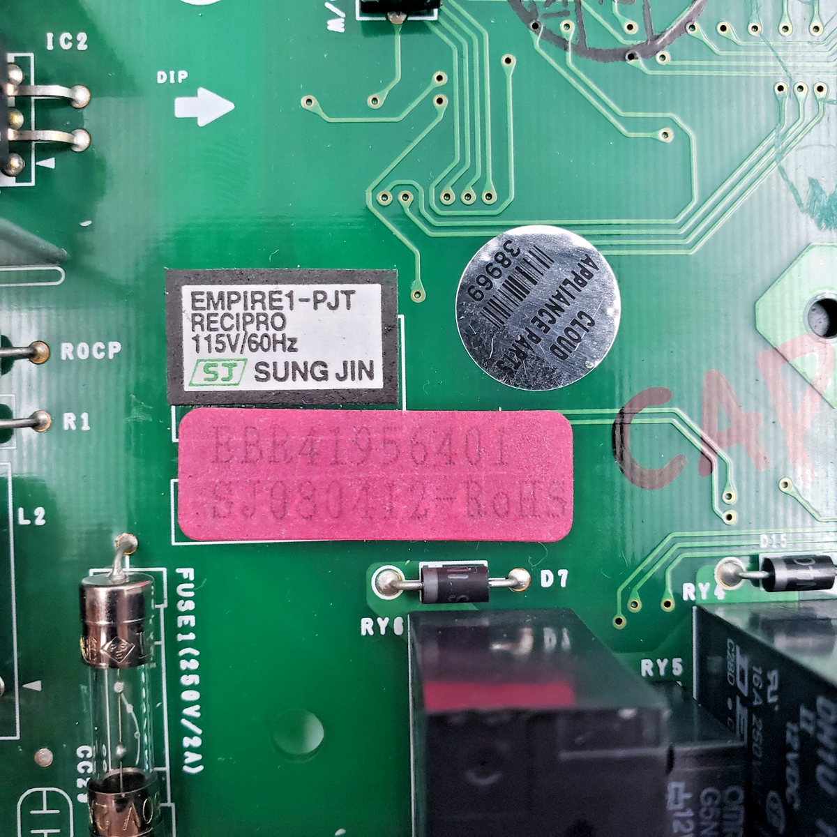 Genuine LG Fridge Control Board EBR41956401 Same Day Shipping & 60 Days Warranty