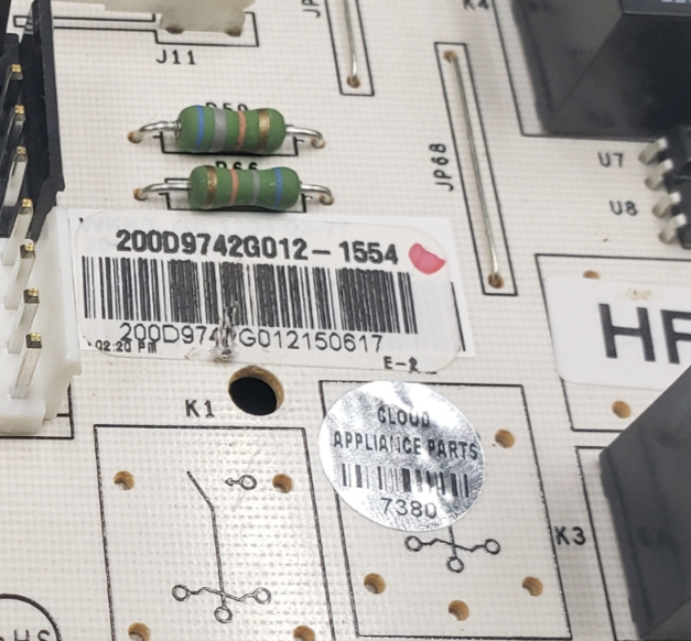Genuine GE Refrigerator Control 200D9742G012 Same Day Ship & **60 Days Warranty*