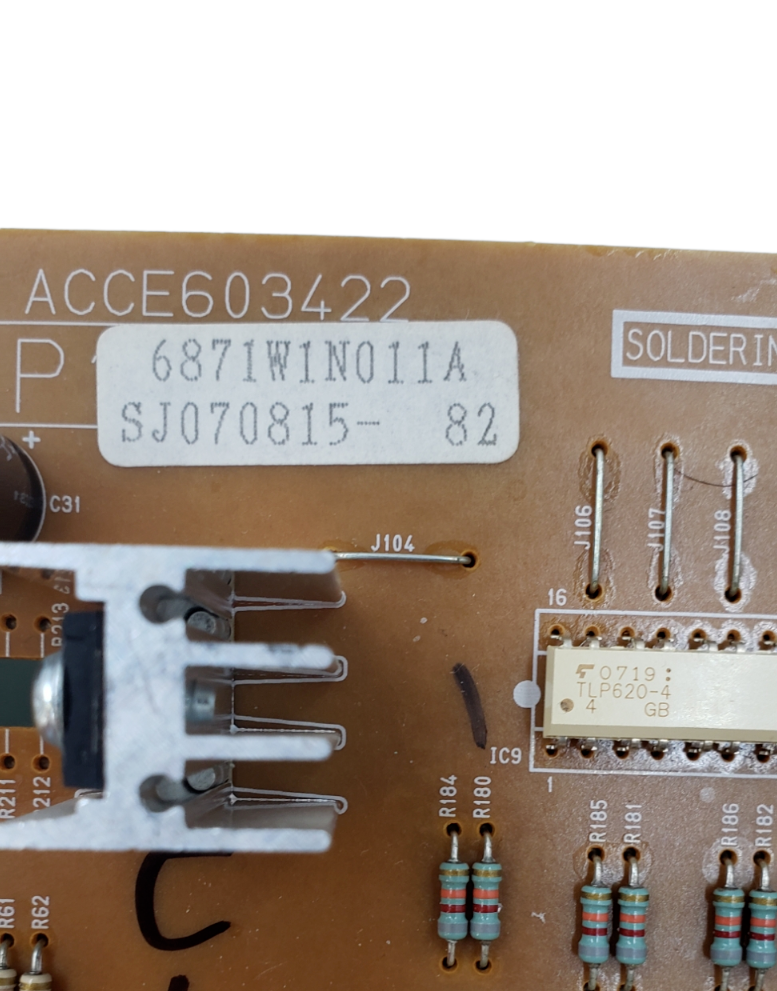 Genuine LG Range Control Board 6871W1N011A Same Day Shipping & 60 Days Warranty*