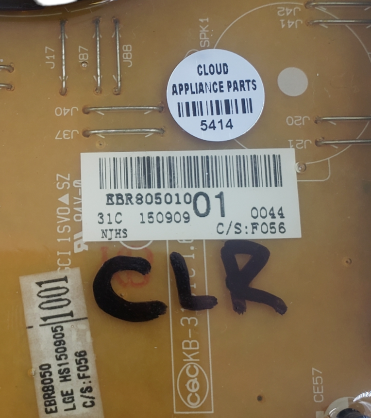 Genuine LG Washer Control Board EBR80342102 Same Day Shipping & 60 Days Warranty