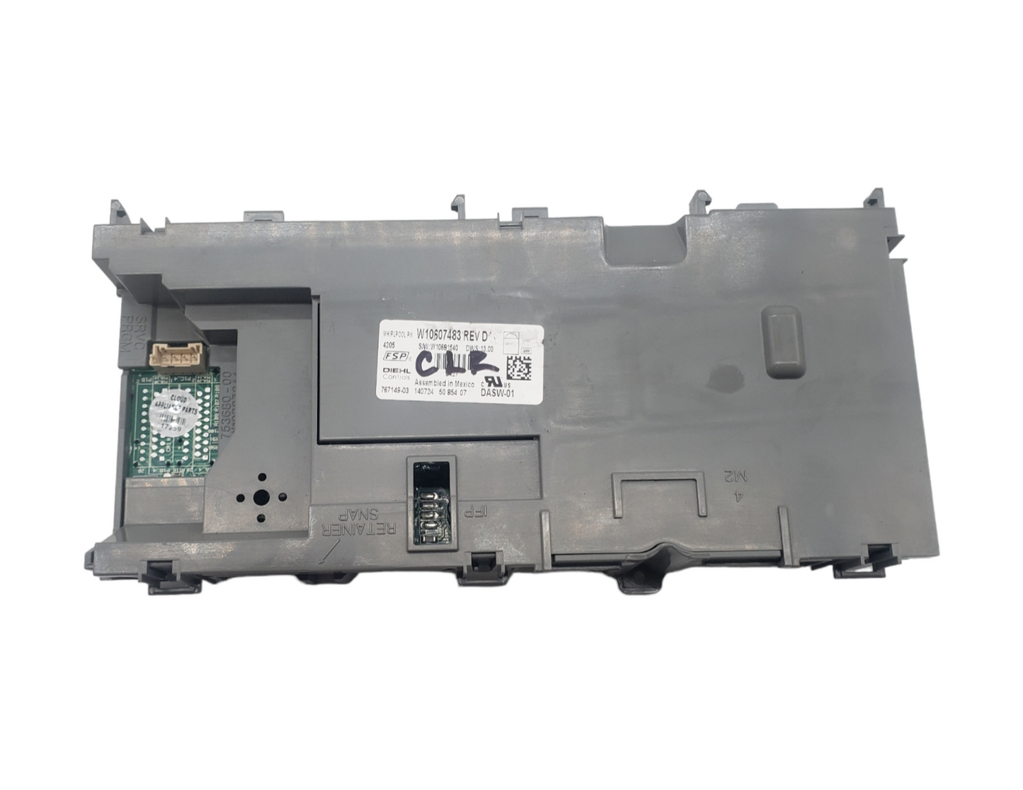 Genuine Whirlpool Dishwasher Board W10607483 **Same Day Ship & 60 Days Warranty*