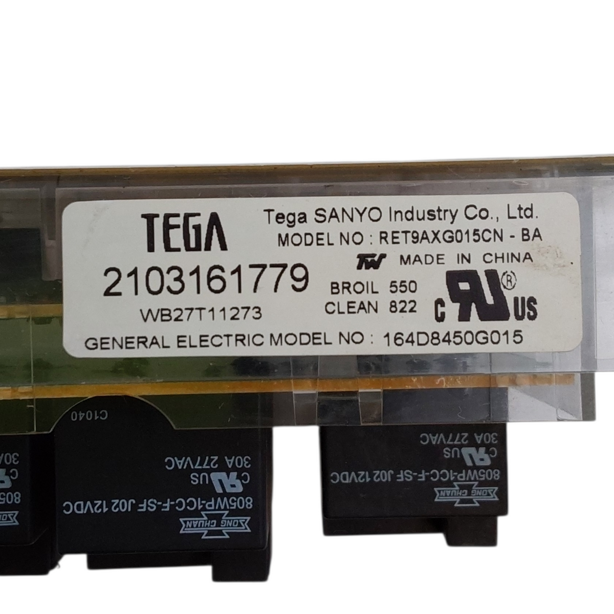 GE Genuine Range Control Board 164D8450G015 Same Day Shipping & 60 Days Warranty