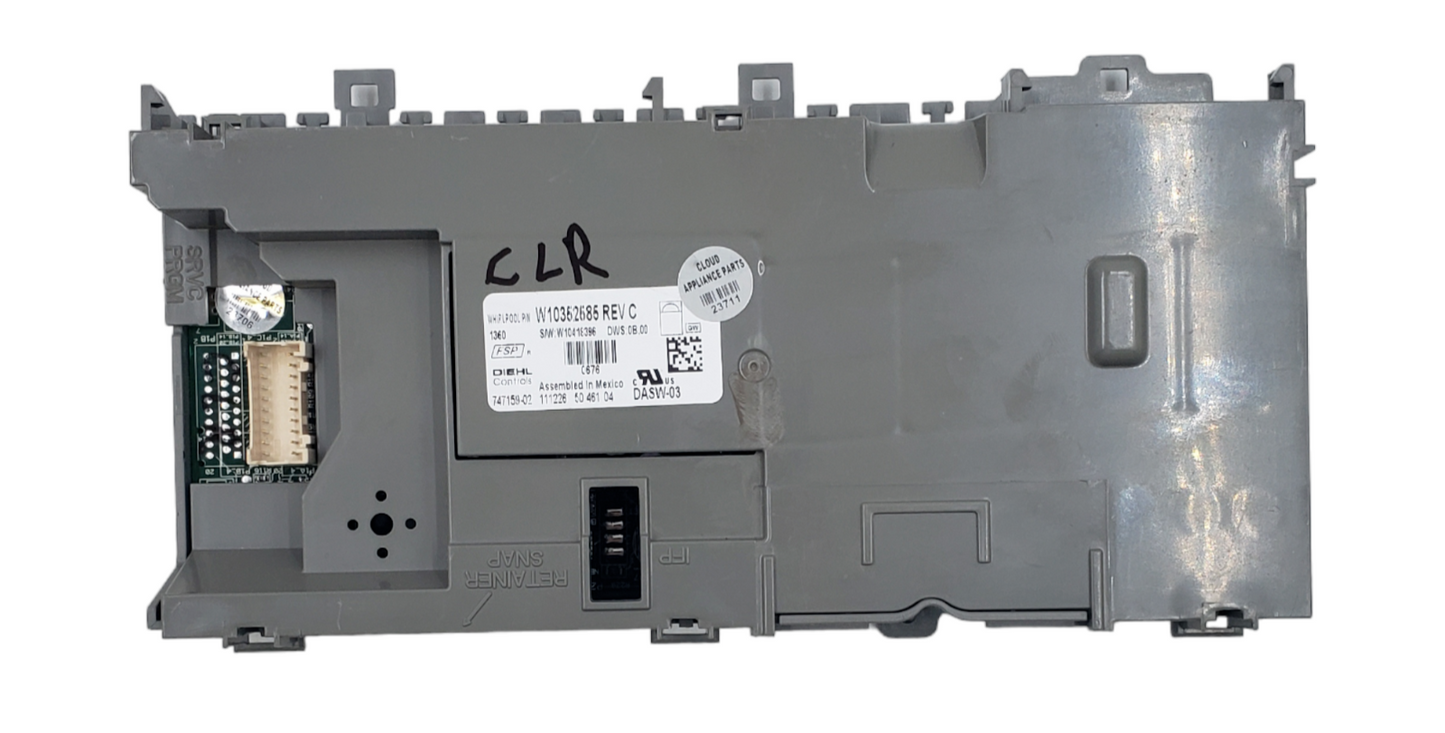 Genuine Whirlpool Dishwasher C. Board W10352585 Same Day Ship & 60 Days Warranty