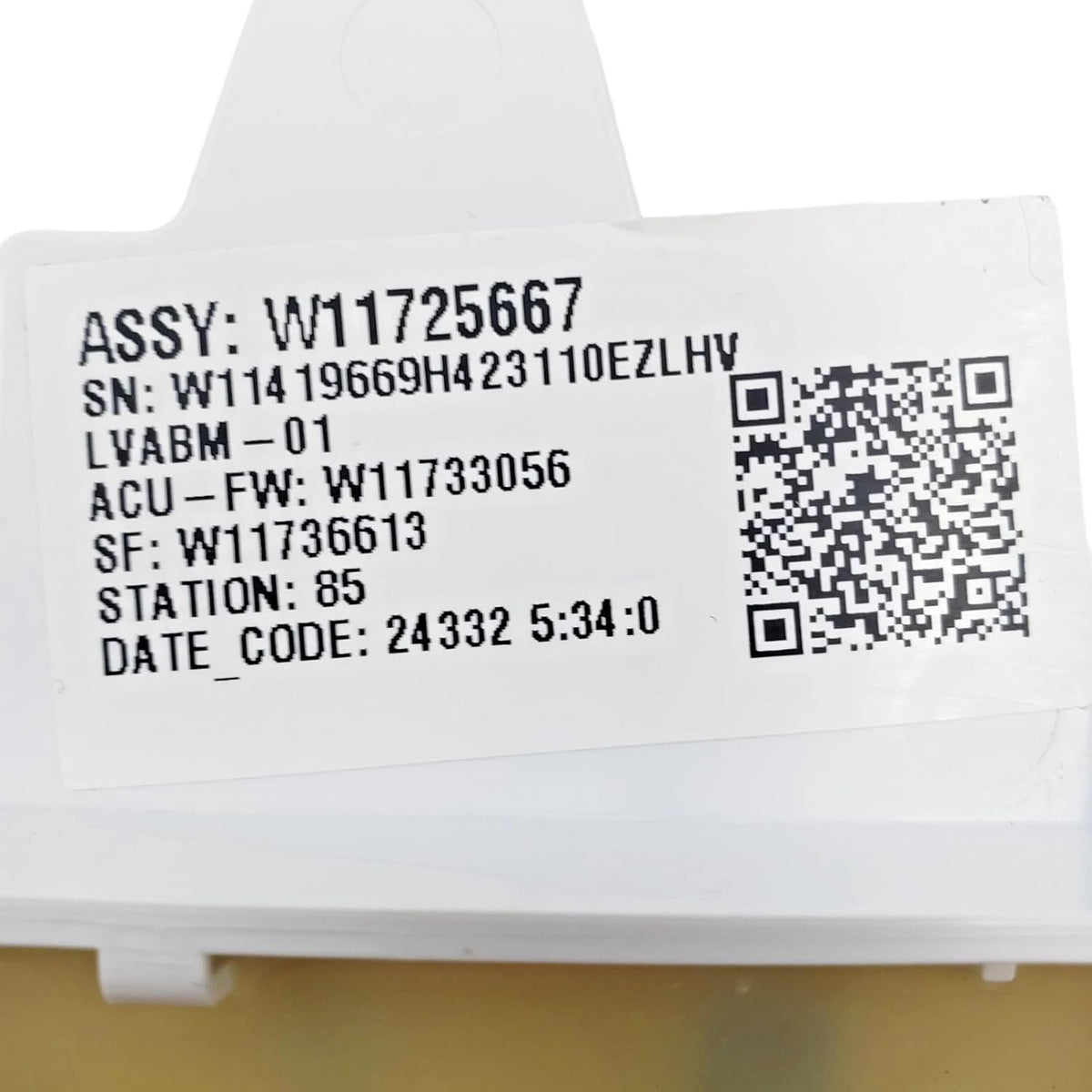 OEM Whirlpool Washer Control Board W11725667 **Same Day Ship & 60 Days Warranty*