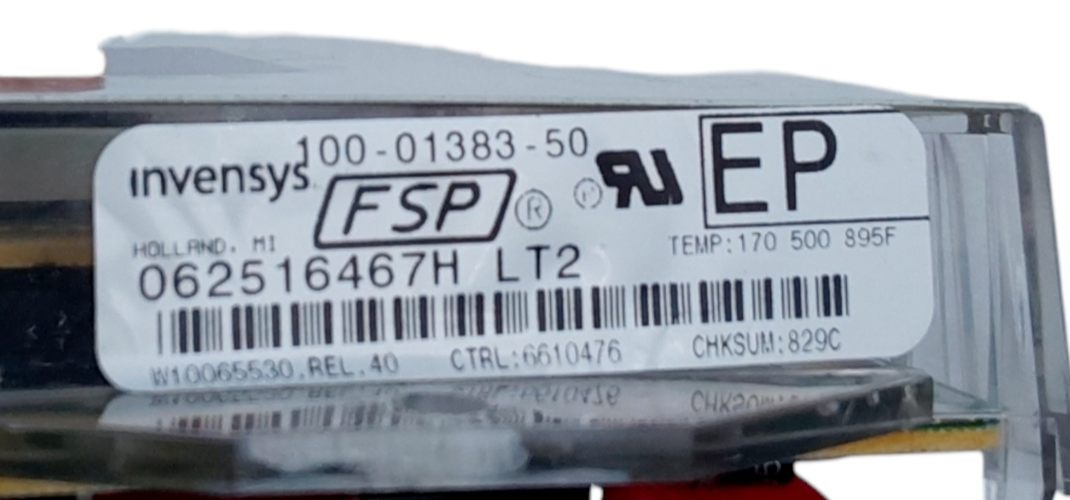 Genuine Whirlpool Range Control Board 6610476 *Same Day Ship & 60 Days Warranty*