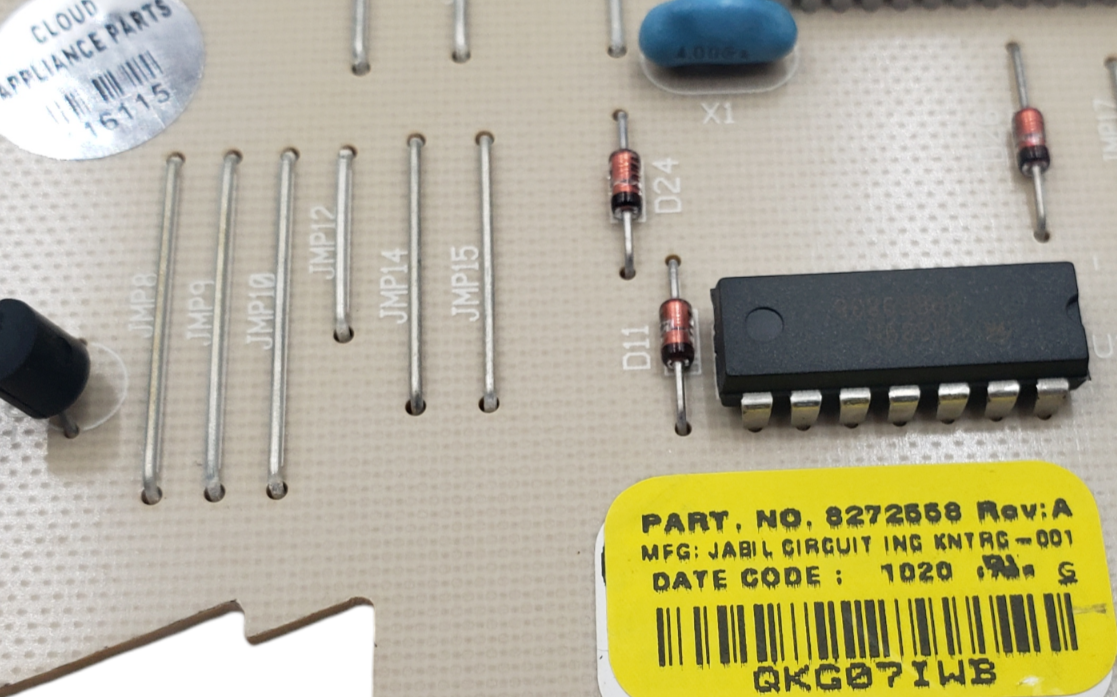 Genuine Whirlpool Oven Control Board 8272558 **Same Day Ship & 60 Days Warranty*
