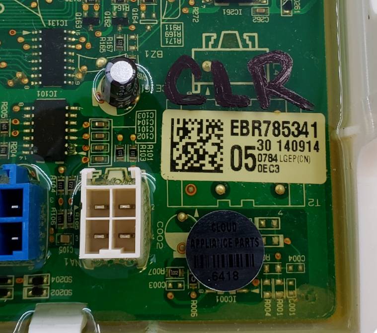 Genuine LG Washer Control Board EBR78534105 Same Day Shipping & 60 Days Warranty
