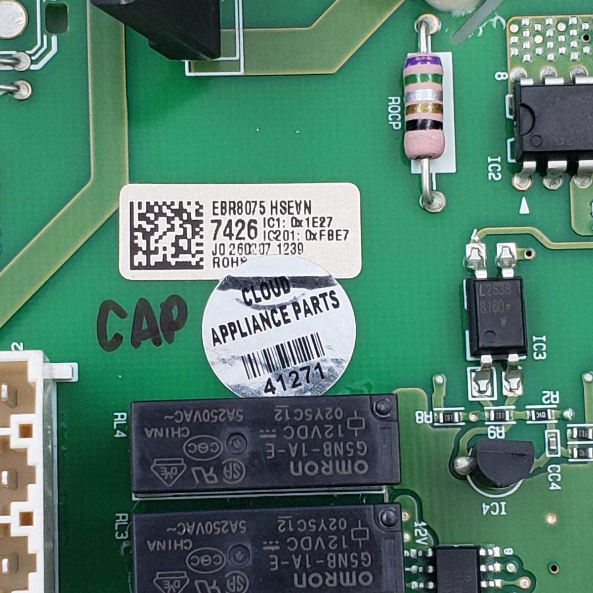 LG New Refrigerator Control Board EBR80757426 *Same Day Ship & 60 Days Warranty*