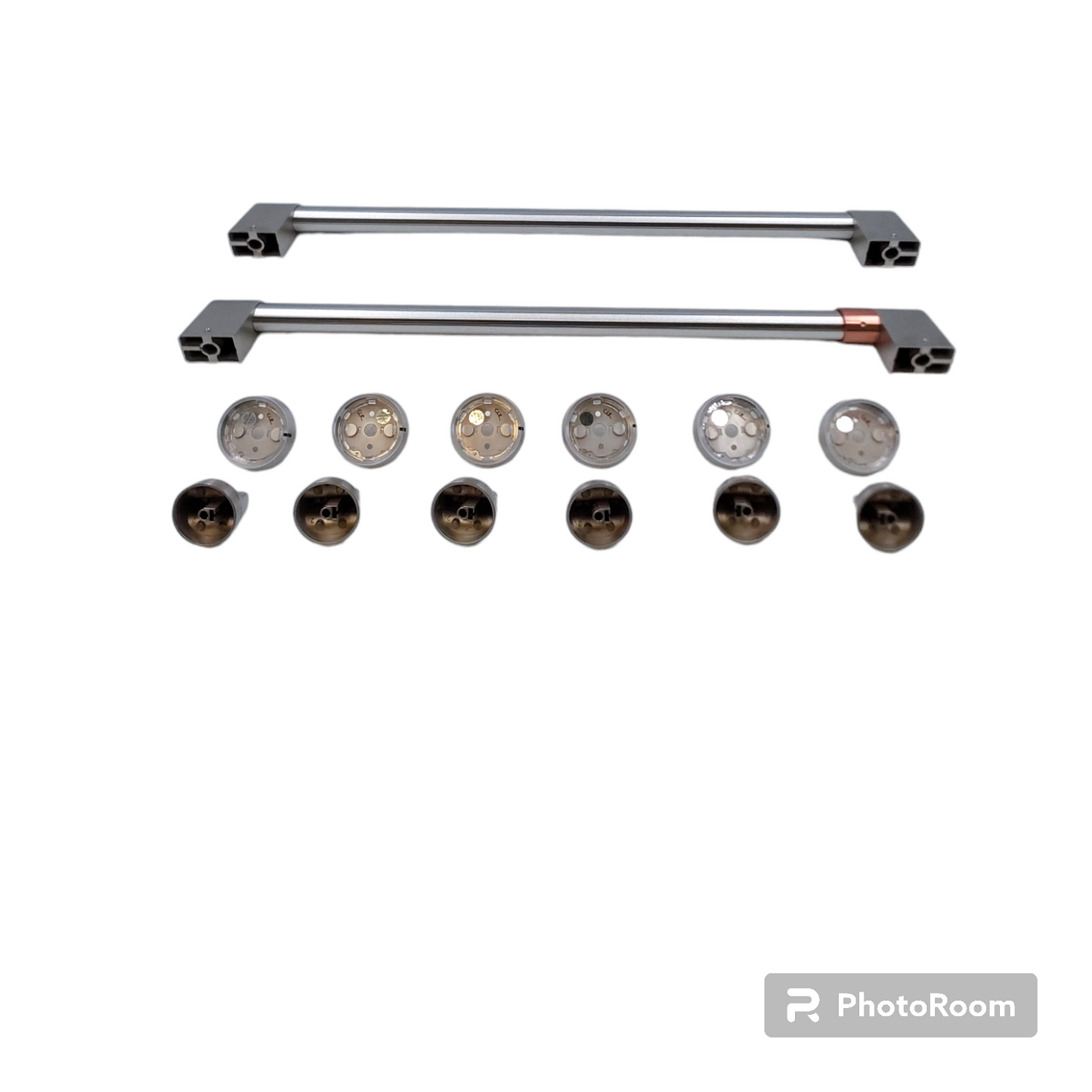 New GE Cafe Range Handle & Knob Kit CXFCHHKPMSS Same Day Ship & 60 Days Warranty