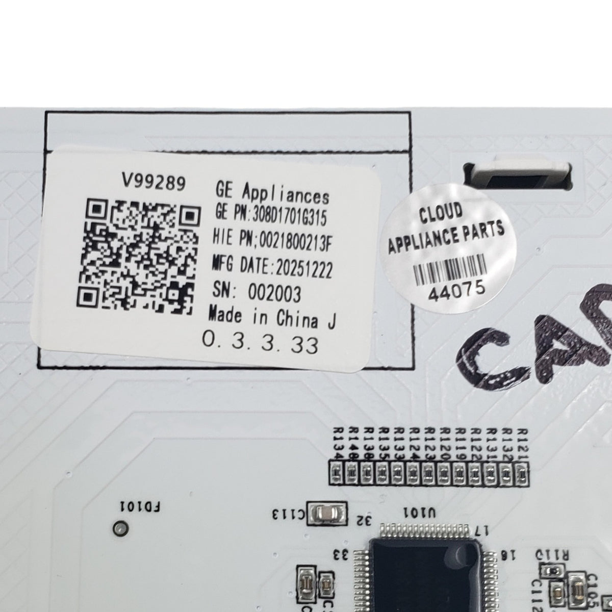 GE New Washer Control Board 308D1701G315  *Same Day Shipping & 60 Days Warranty*