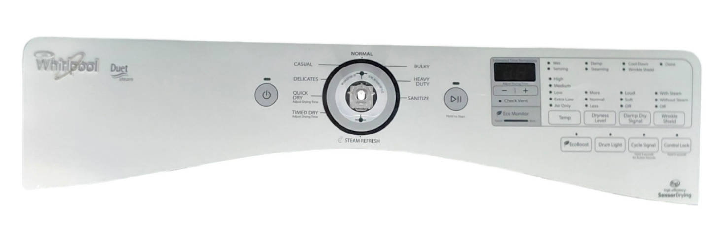 Genuine Whirlpool Dryer Control Panel W10800226 Same Day Ship & 60 Days Warranty