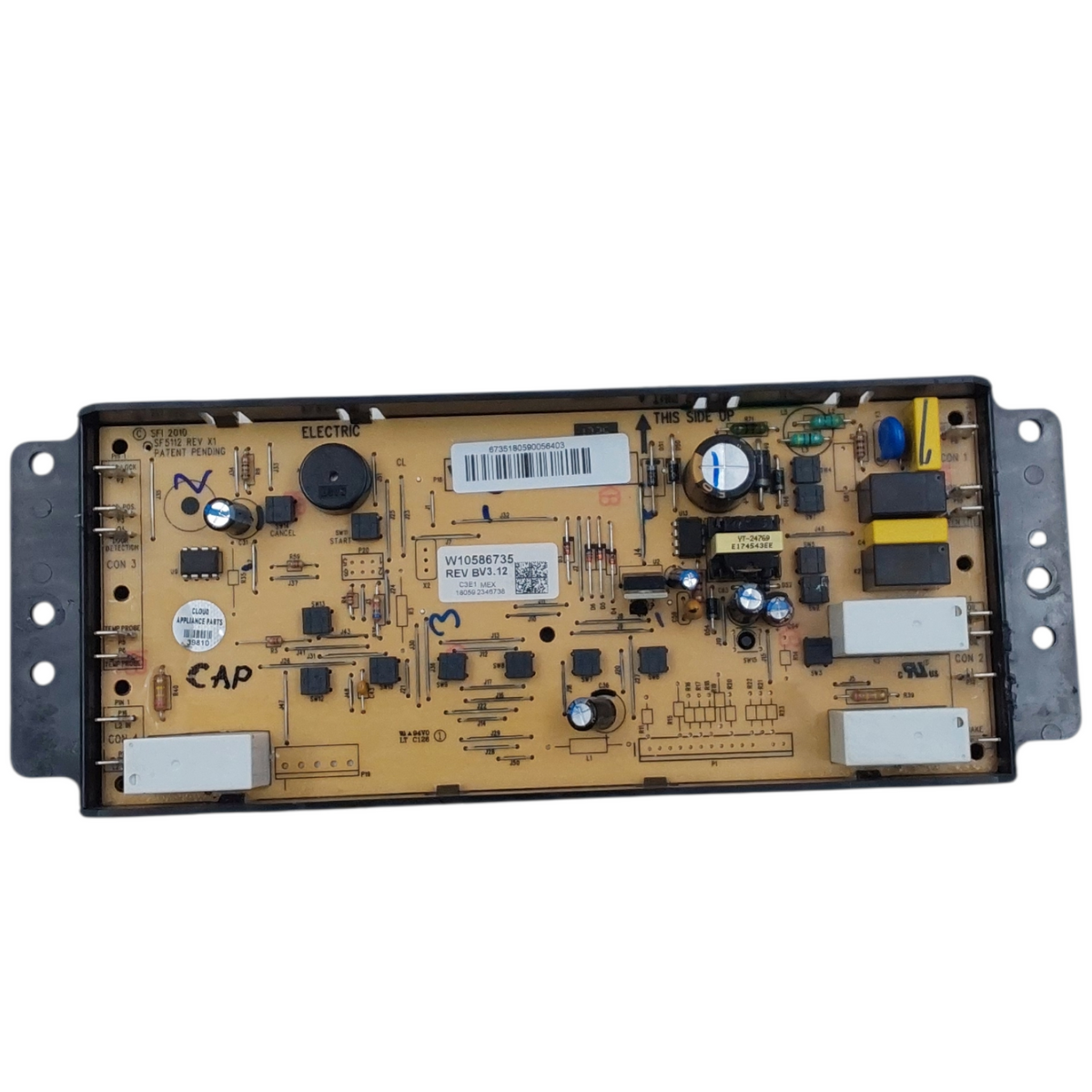 Whirlpool Genuine Range Control Board W10586735 Same Day Ship & 60 Days Warranty