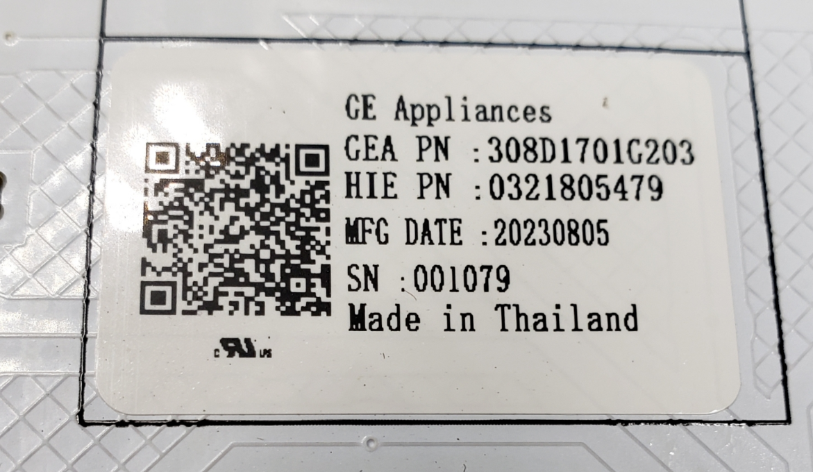 New GE Dryer Control Board 308D1701G203 **Same Day Shipping & 60 Days Warranty**