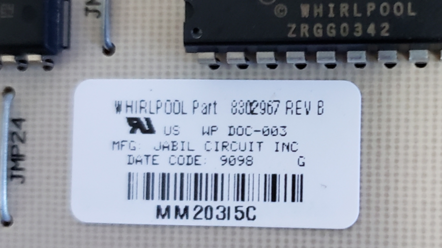 Genuine Whirlpool Oven Control Board 8302967 *Same Day Ship & 60 Days Warranty**