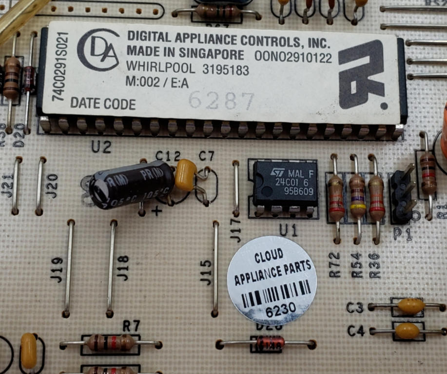 Genuine Whirlpool Oven Control Board 3195183 Same Day Ship & **60 Days Warranty*