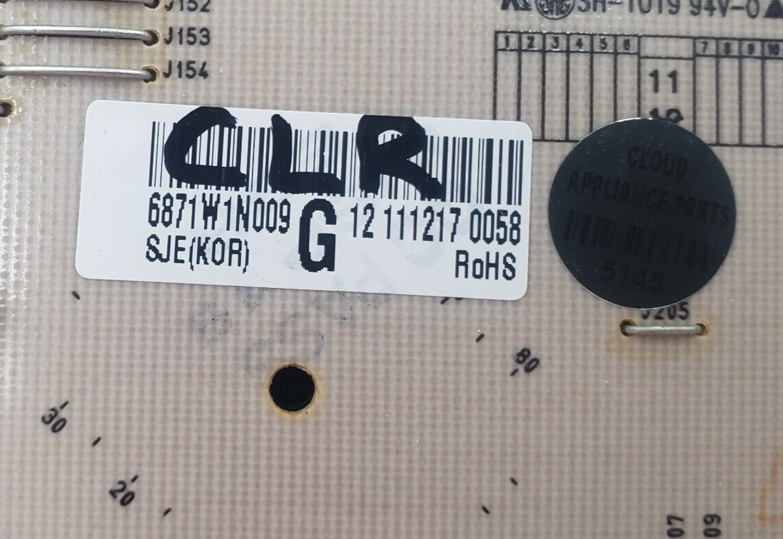 Genuine LG Oven Control Board 6871W1N009G Same Day Shipping & *60 Days Warranty*