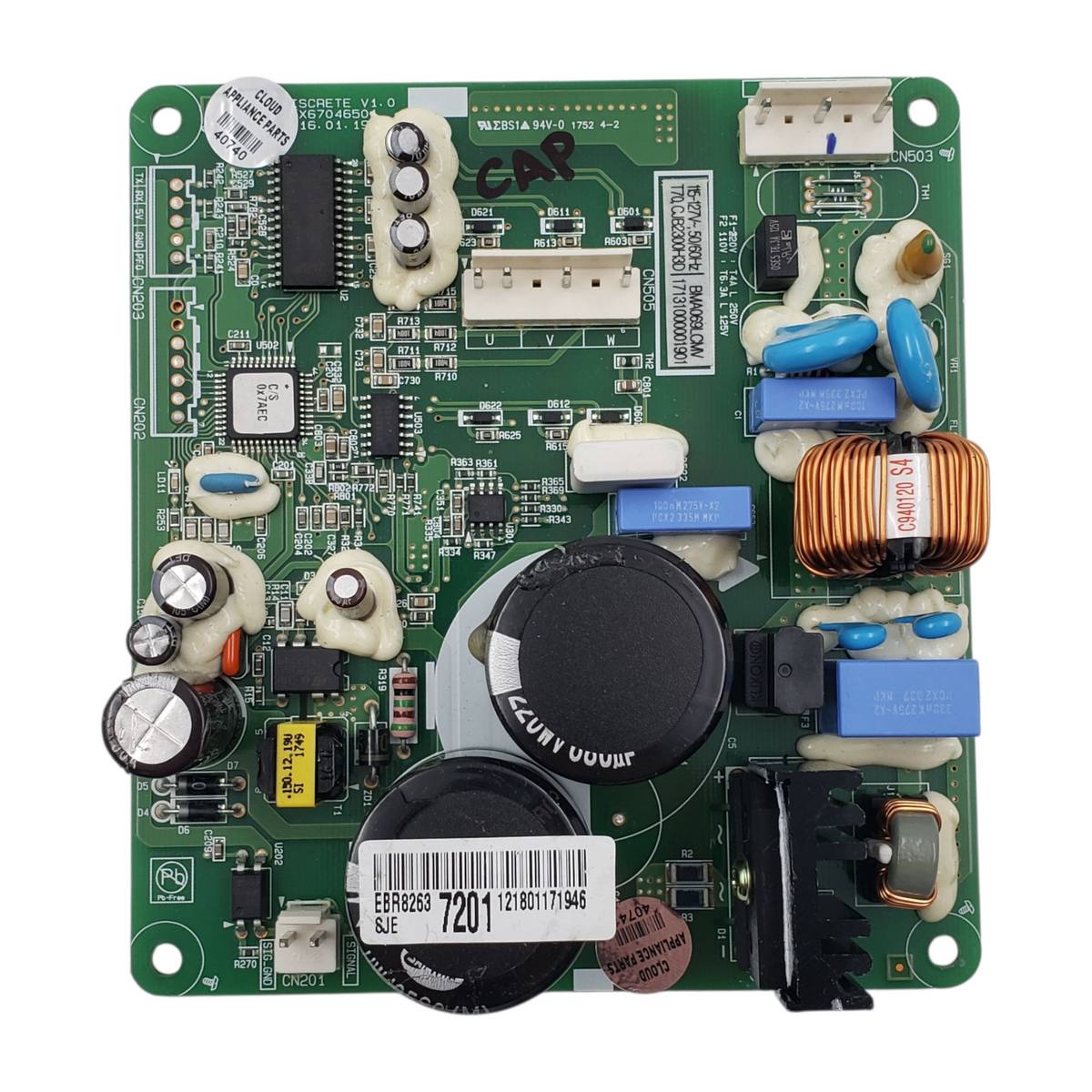 LG Genuine Fridge Control Board EBR82637201 Same Day Shipping & 60 Days Warranty