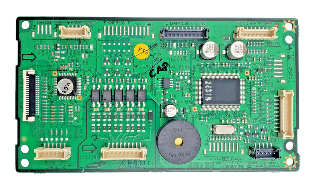 Genuine Samsung Range Control Board DG94-02414A Same Day Ship & 60 Days Warranty