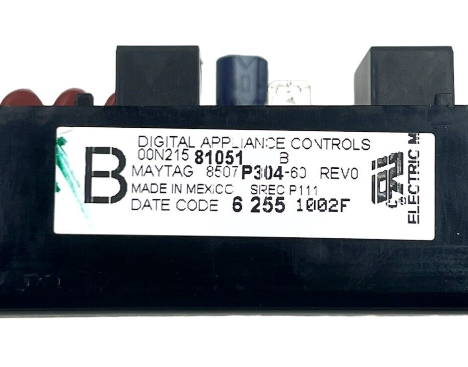 Genuine Whirlpool Range Control 8507P304-60 Same Day Shipping & 60 Days Warranty