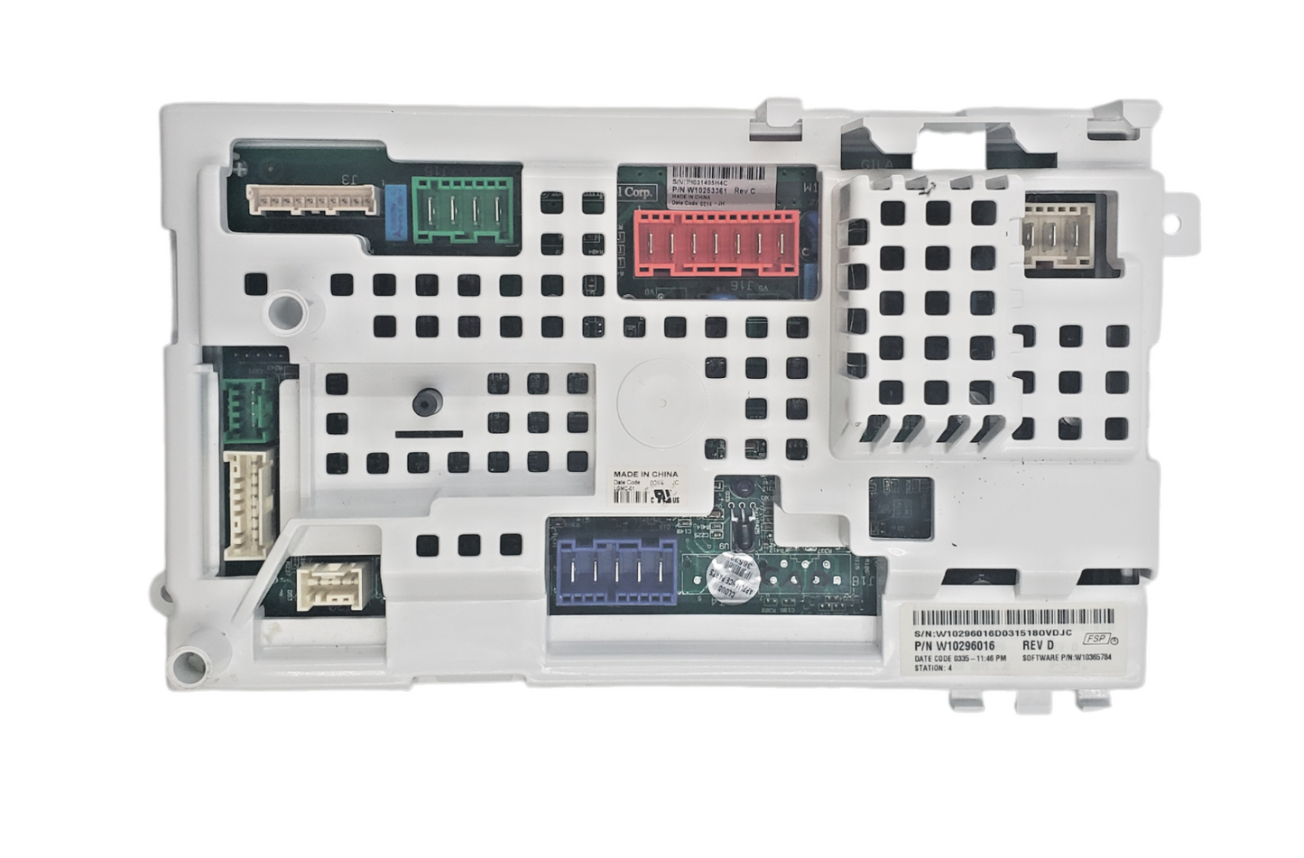 OEM Whirlpool Washer Control Board W10296016 *Same Day Ship & 60 Days Warranty**
