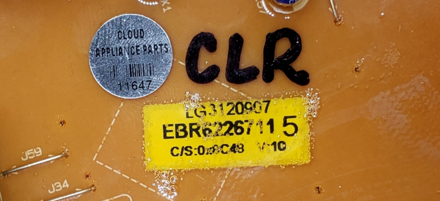 Genuine LG Washer Control Board EBR62267115 Same Day Shipping & 60 Days Warranty