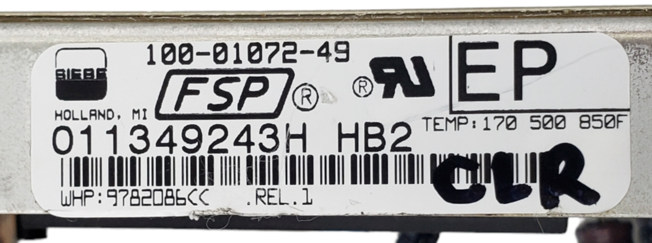 Genuine Whirlpool Range Control Board 9782086CC Same Day Ship & 60 Days Warranty