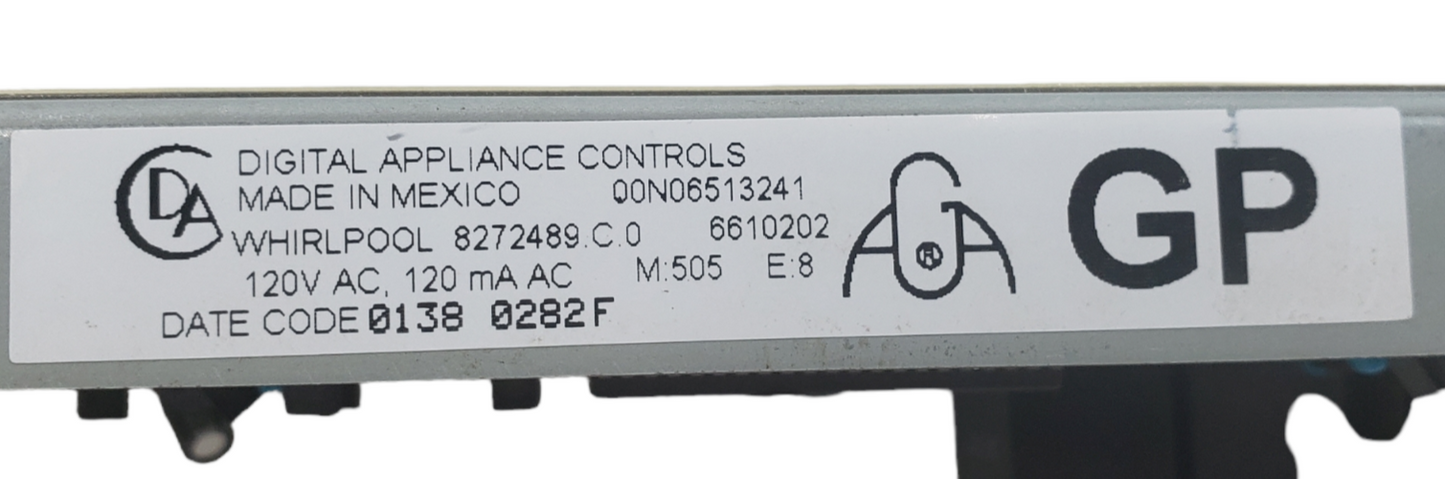 Genuine Whirlpool Oven Control Board 8272489 Same Day Ship & **60 Days Warranty*