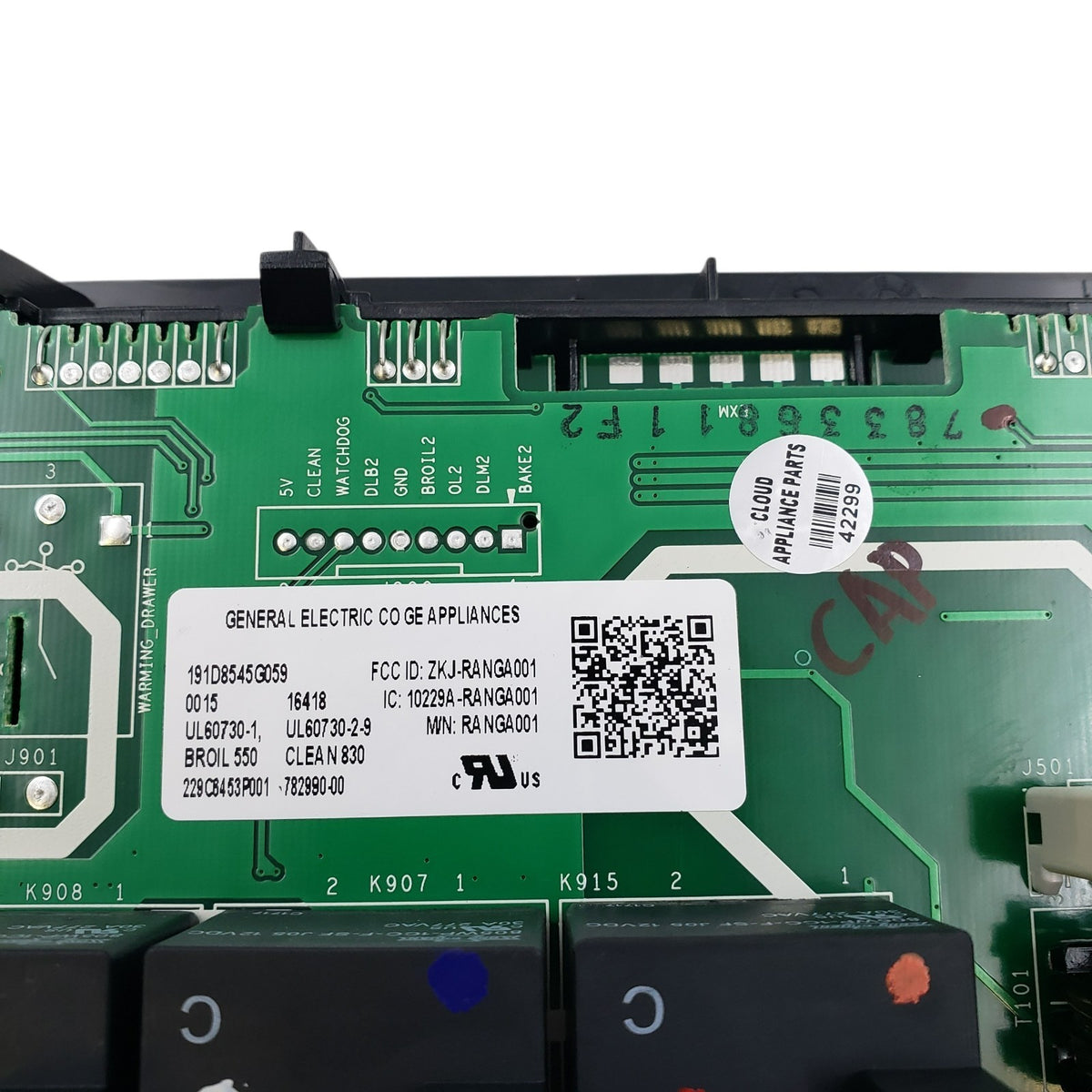 GE Genuine Oven Control Board 191D8545G059 Same Day Shipping & 60 Days Warranty*