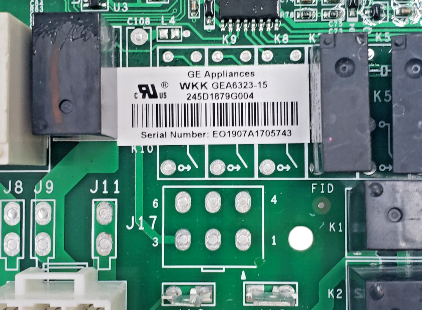 OEM GE Refrigerator 245D1879G004 Control Board Same Day Ship & 60 Days Warranty*