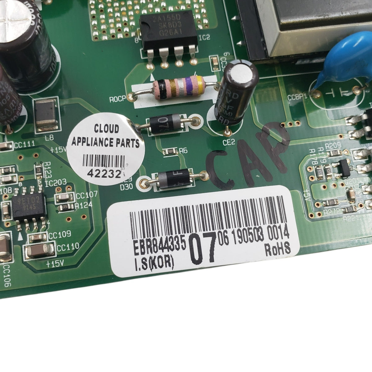 LG Genuine Fridge Control Board EBR84433507 **Same Day Ship & 60 Days Warranty**