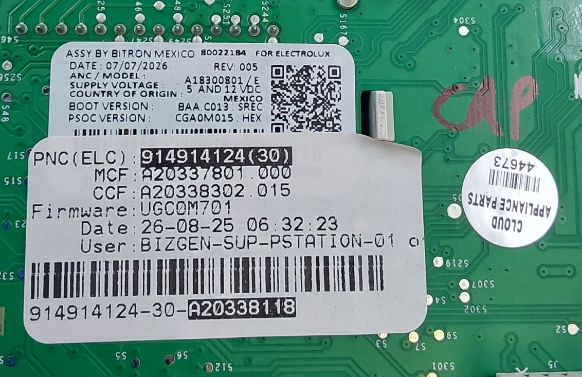 Frigidaire New Washer Control Board 5304529826 *Same Day Ship & 60 Days Warranty