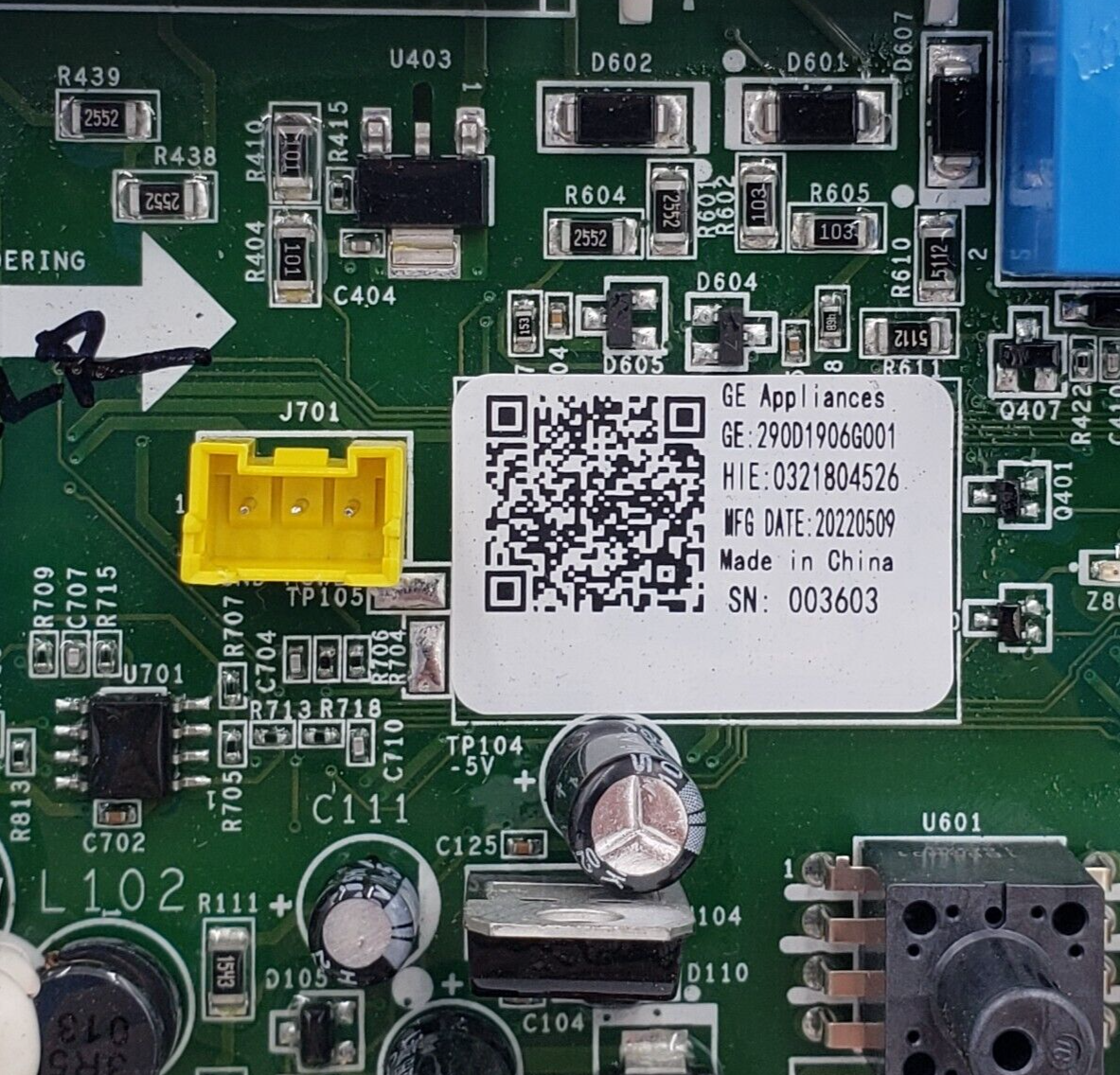 New GE Washer Main Control Board 290D1906G001 *Same Day Ship & 60 Days Warranty*