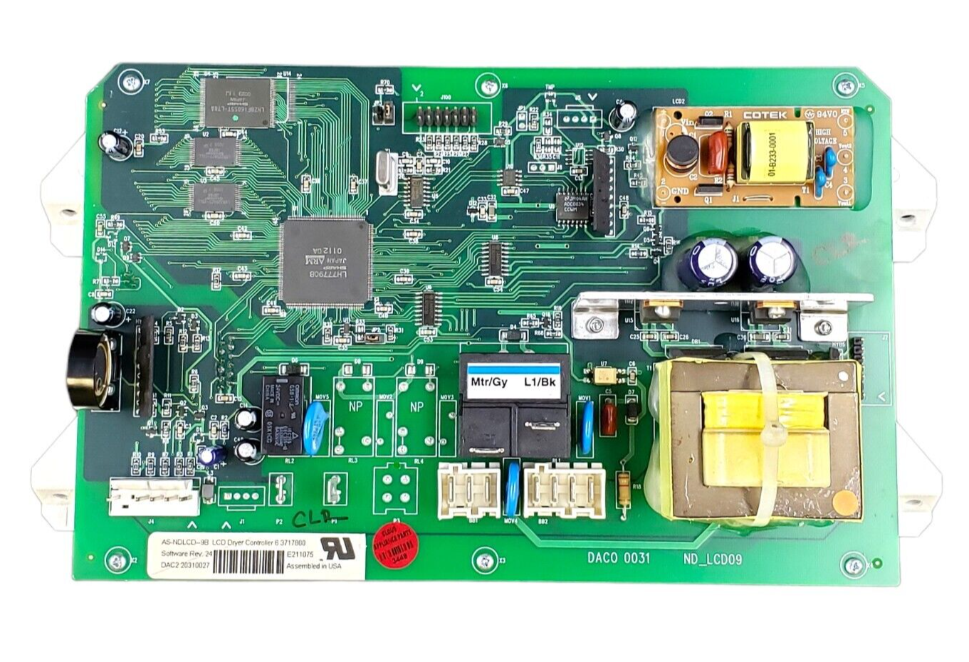Genuine Whirlpool Dryer Control Board 63717800 Same Day Ship & 60 Days Warranty*